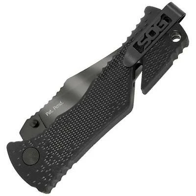SOG Trident Tigerstripe A/O Assisted AUS-8 Stainless Folding Pocket Knife TF3CP - Image 3