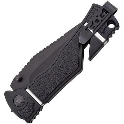 SOG Trident Elite Assisted Open Piston Lock Black Folding Knife 106cp - Image 2