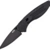 SOG Aegis A/O Stainless Folding TiNi Clip Pt Black Piston Lock Knife AE02BX