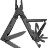 SOG PowerAssist Black Folding Pliers Screwdriver Knife 16 Count Multi-Tool B66NCP