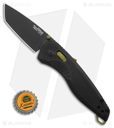 SOG Aegis AT Spring Assisted Tanto Knife Rescue Black (3.1" Black) - Image 4