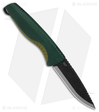 SOG Aegis FX Fixed Blade Knife Forest/Moss Green (3.6" Black Stonewash) - Image 2