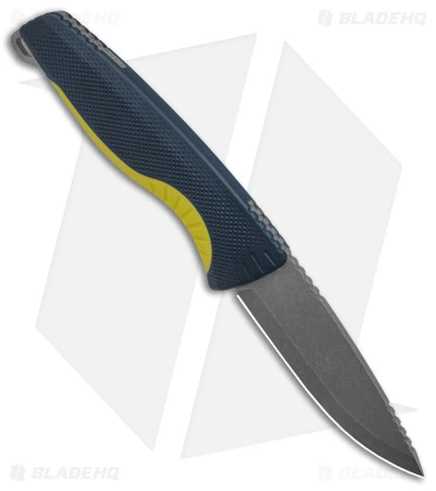 SOG Aegis FX Fixed Blade Knife Indigo/Acid Yellow (3.7" SW) 17-41-01-57 - Image 2