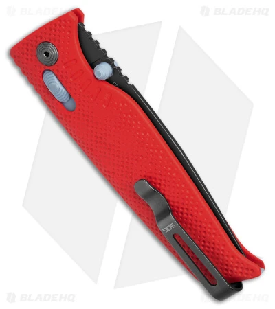 SOG Altair XR Lock Folding Knife Canyon Red GRN (3.2" Gray) 12-79-02-57 - Image 3