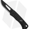 SOG Centi II Lock Back Keychain Knife Black Stainless Steel (2.1" Black)