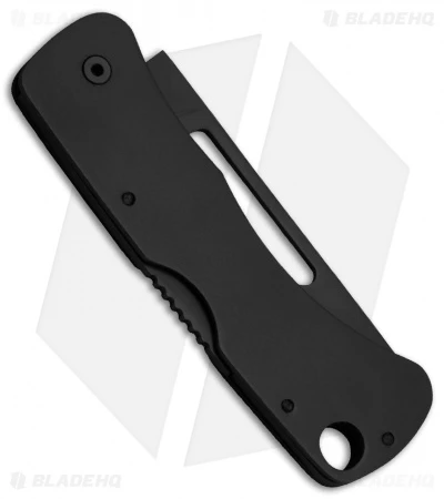 SOG Centi II Lock Back Keychain Knife Black Stainless Steel (2.1" Black) - Image 3