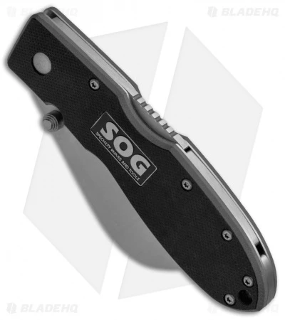 SOG Contractor IV Pocket Knife (2.625" Satin Plain) EL-40 - Image 2
