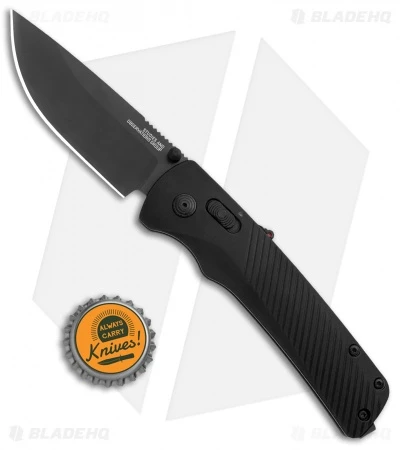 SOG Flash AT-XR Lock Knife Blackout GRN (3.45" Black) - Image 4