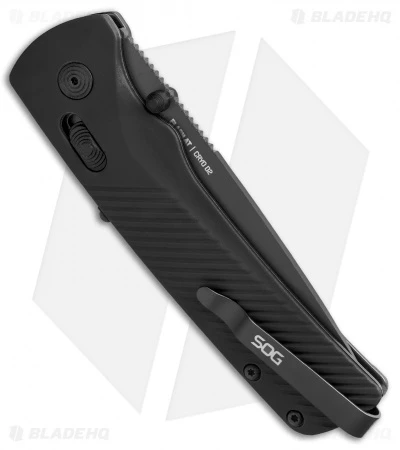 SOG Flash AT-XR Lock Knife Blackout GRN (3.45" Black) - Image 3
