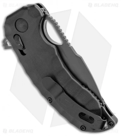 SOG Kiku XR Blackout XR-Lock Knife Black Micarta (3" Black) - Image 3