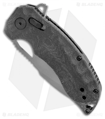 SOG Kiku XR LTE Blackout XR-Lock Knife Black Micarta (3" Black) 12-27-04-57 - Image 2