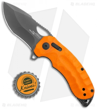 SOG Kiku XR LTE Knife Orange G-10 (3" Gray) 12-27-03-57 - Image 4
