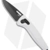 SOG One-Zero XR Lock Knife White Al (3.1" Black Chrome)