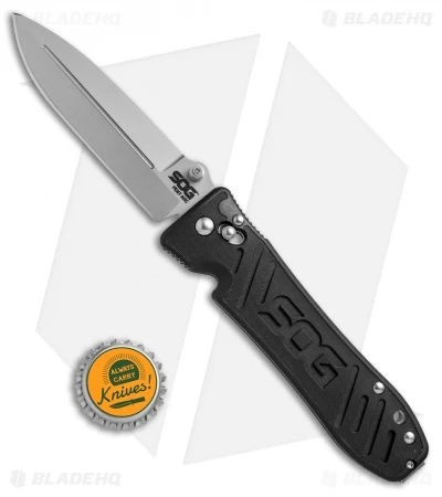 SOG Pent Arc Spear Point Arc-Lock Knife (4" Bead Blast) PE15 - Image 4