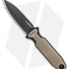 SOG Pentagon FX Covert Fixed Blade Knife Flat Dark Earth (3.5" Black)