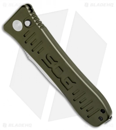 SOG Knives Spec Elite II Large Automatic Knife OD Green (4" Satin) SE-61OD - Image 2