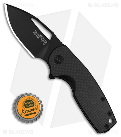 SOG Stout FLK Frame Lock Knife Carbon Fiber (2.6" Black) - Image 4