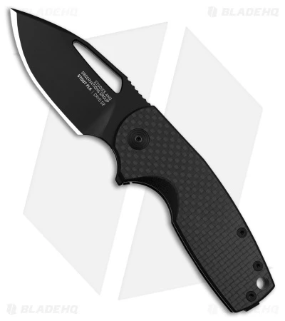 SOG Stout FLK Frame Lock Knife Carbon Fiber (2.6" Black)
