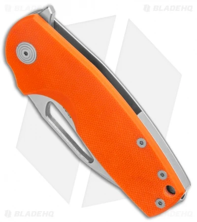 SOG Stout FLK Frame Lock Knife Orange G-10 (2.75" Stonewash) - Image 2