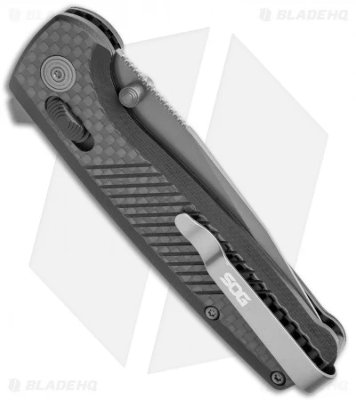 SOG Terminus XR LTE Knife Carbon Fiber (3" Gray) TM1032-BX - Image 3