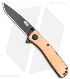 SOG Twitch II Spring Assisted Knife Copper (2.68" Black) TWI302-PB
