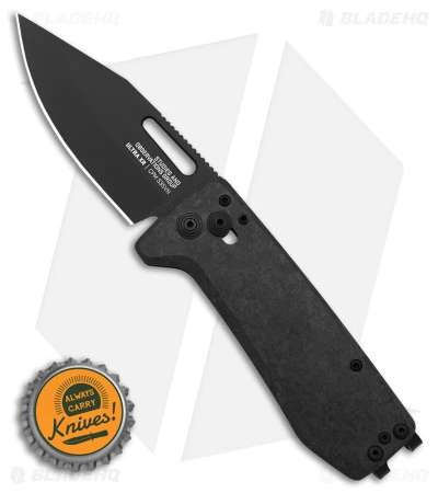 SOG Ultra XR Folding Knife Blackout Carbon Fiber (2.8" Black S35VN) - Image 6