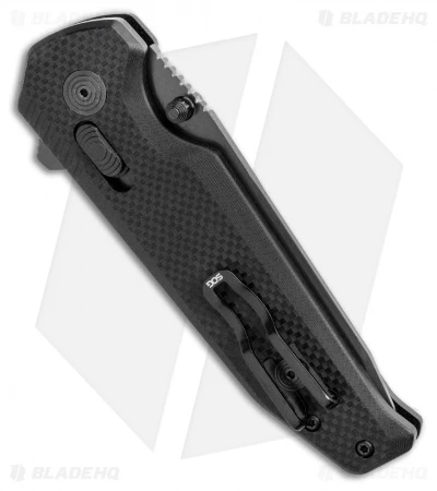 SOG Vision XR Lock Knife Black G-10 (3.4" Black) - Image 3