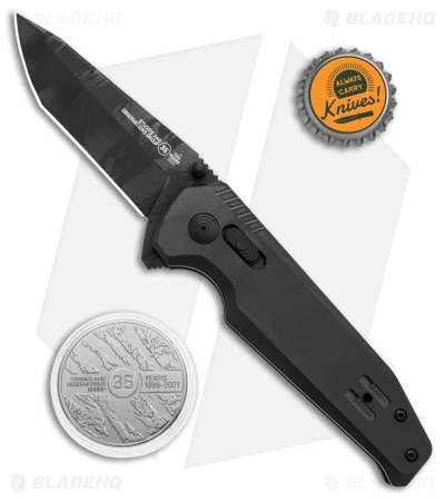 SOG Vision XR LTE Flipper Knife Black Ti (3.4" Black) 35th Anniversary Edition - Image 7