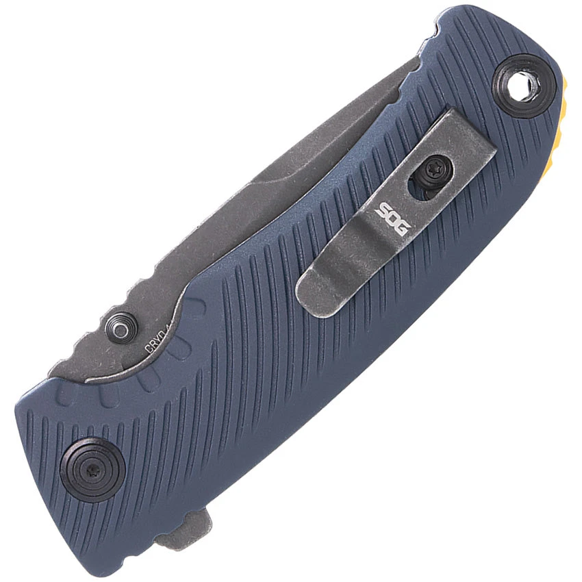 Sog Tellus ATK Linerlock A/O Squid Ink GRN Folding 440 Pocket Knife 11060343 - Image 3
