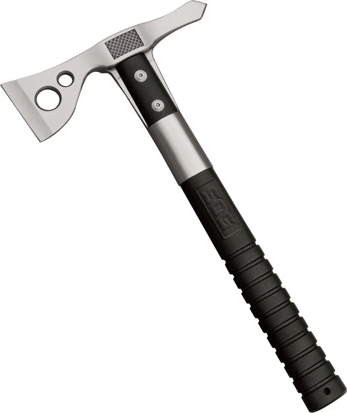 SOG FastHawk Stainless Fixed Axe Head Blade Black Handle Ax + Sheath F06PNCP