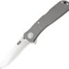 SOG Twitch II Lockback A/O Plain Stainless Aluminum Folding Pocket Knife TWI8CP
