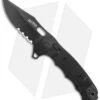 SOG Seal XR Flipper XR-Lock Knife Black Nylon (3.9" Black Serrated)
