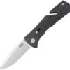 SOG Trident Piston Lock A/O Stainless Folding Black Knife TF2CP