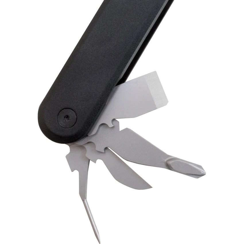 SOG Baton Q3 Pliers Black & Gray Aluminum 13 Count Multi Tool ID1021CP - Image 2