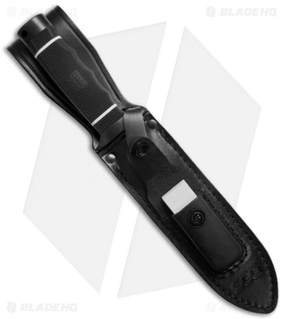 SOG Demo Fixed Blade Knife (7.2" Black Plain) SSD-01 - Image 2