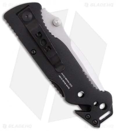 SOG Escape Folding Knife (3.4" Bead Blast Serr) FF-24 - Image 2