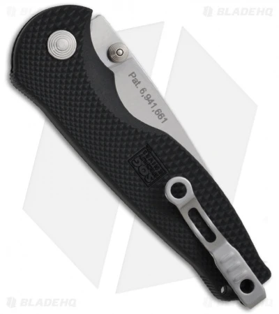 SOG Flash I Assisted Opening Knife Black Zytel (2.5" Satin Plain) FSA-7 - Image 2
