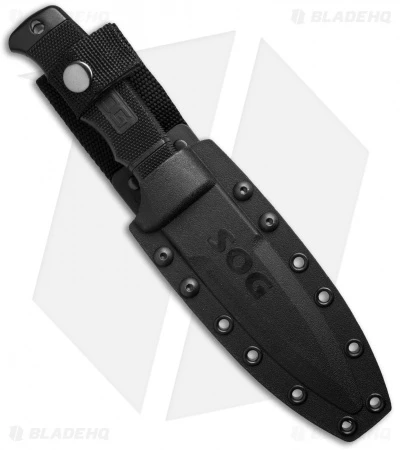 SOG Seal Pup Elite Fixed Knife W/ Kydex Sheath (4.85" TiNi Serr) E37T-K - Image 2