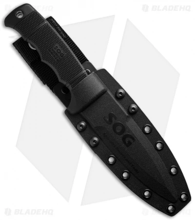 SOG Seal Pup Elite Fixed Knife W/ Kydex Sheath (4.85" Satin) E37-K - Image 2
