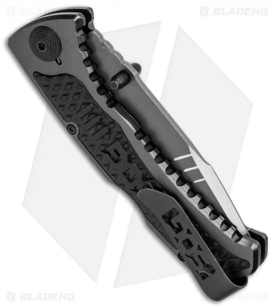 SOG Sideswipe Spring Assisted Knife (3.375" Gray) SW1011-CP - Image 3