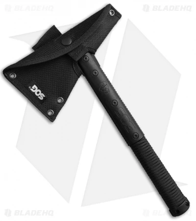 SOG Survival Hawk Tomahawk Axe + Firestarter & Nylon Sheath SK1001 - Image 2