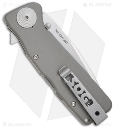 SOG Twitch XL Spring Assisted Knife Graphite (3.25" Satin Serr) TWI-920 - Image 2